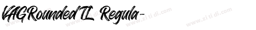 VAGRoundedTL Regula字体转换
